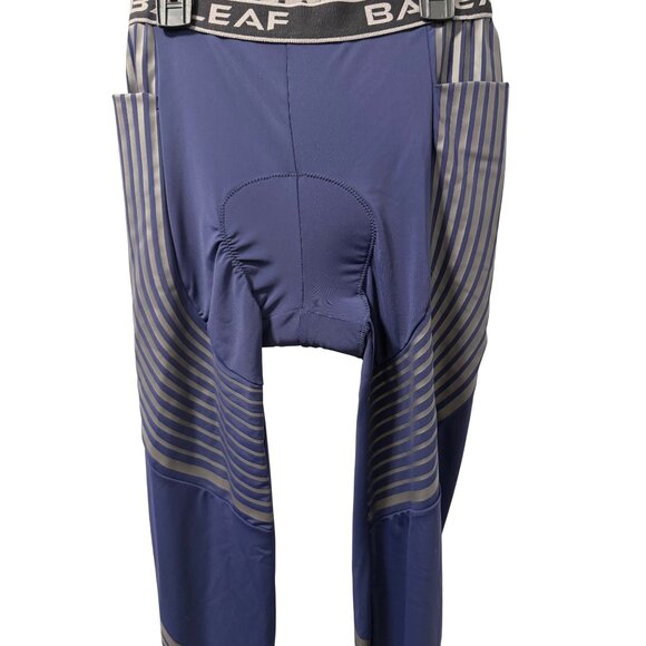 Baleaf Mens Cycling Tights S Blue & Gray Nylon/Spandex. NWT - Picture 11 of 11